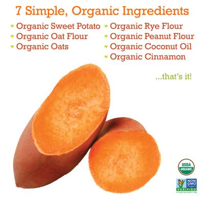 Show full view: Riley's Sweet Potato Recipe Biscuit Dog Treat, 5-oz bag, Large slide 3 of 10