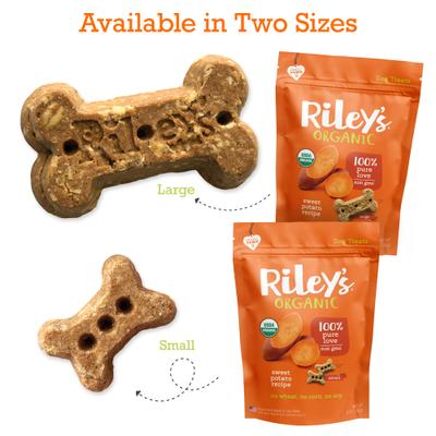 Show full view: Riley's Sweet Potato Recipe Biscuit Dog Treat, 5-oz bag, Large slide 6 of 10