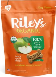 Riley's Tasty Apple Bone Dog Treats, 5-oz, Large