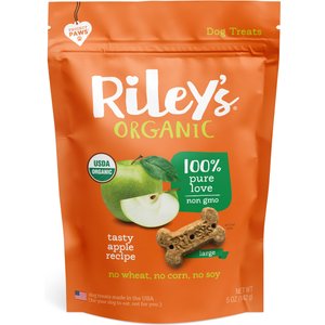 Riley's Tasty Apple Bone Dog Treats, 5-oz, Large