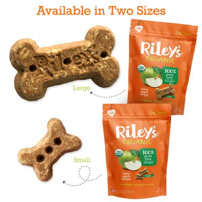 Show full view: Riley's Tasty Apple Bone Dog Treats, 5-oz, Large slide 6 of 10