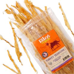Riley's Turkey Tendons Natural Dog Chew Treats, 4-oz bag