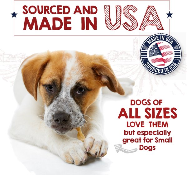 Show full view: Riley's Turkey Tendons Natural Dog Chew Treats, 4-oz bag slide 6 of 8