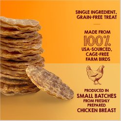 Riley's Waffles Chicken Chips Dehydrated Dog Treats, 5.5-oz bag slide 2 of 5