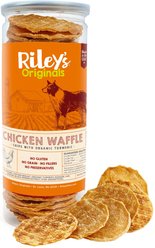 Riley's Waffles Chicken Chips with Turmeric Dehydrated Dog Treats, 5.5-oz bag