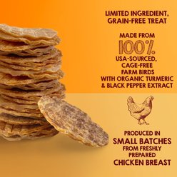 Riley's Waffles Chicken Chips with Turmeric Dehydrated Dog Treats, 5.5-oz bag slide 2 of 5