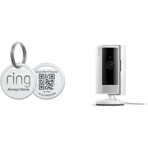 Ring 2nd Generation Indoor Camera Pet Tag Bundle, White