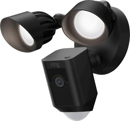 Show full view: Ring Floodlight Cam Wired Plus Outdoor WiFi Pet Camera, Black slide 2 of 5