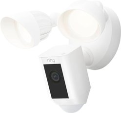 Ring Floodlight Cam Wired Plus Outdoor WiFi Pet Camera, White slide 2 of 5
