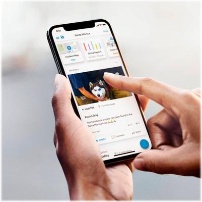 Show full view: Ring Floodlight Cam Wired Plus Outdoor WiFi Pet Camera, White slide 5 of 5