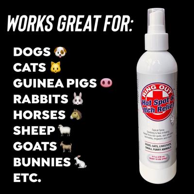 Show full view: Ring Out Hot Spot & Itch Relief Spray for Dogs & Cats, 8-fl oz bottle slide 8 of 8