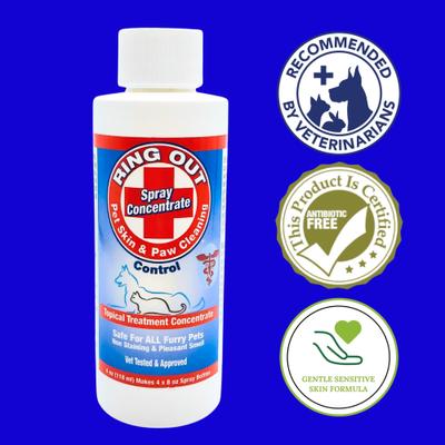 Show full view: Ring Out Skin & Paw Cleaning Spray for Dogs & Cats, 4-fl oz bottle slide 10 of 10