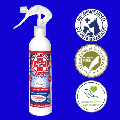 Show full view: Ring Out Skin & Paw Cleaning Spray for Dogs & Cats, 8-fl oz bottle slide 9 of 9