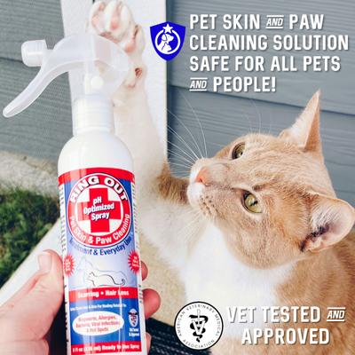 Show full view: Ring Out Skin & Paw Cleaning Spray for Dogs & Cats, 8-fl oz bottle slide 6 of 9