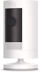 Ring Stick Up Cam Outdoor WiFi Pet Camera, White