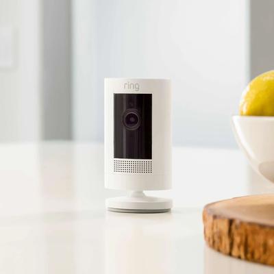 Show full view: Ring Stick Up Cam Outdoor WiFi Pet Camera, White slide 3 of 9