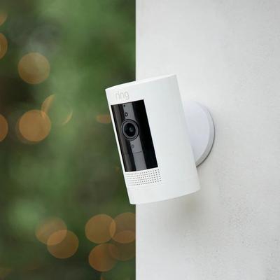 Show full view: Ring Stick Up Cam Outdoor WiFi Pet Camera, White slide 5 of 9