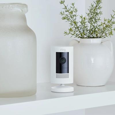 Show full view: Ring Stick Up Cam Outdoor WiFi Pet Camera, White slide 6 of 9