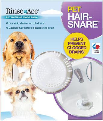 Discontinued RINSE ACE Pet Hair Snare Drain Catcher, White