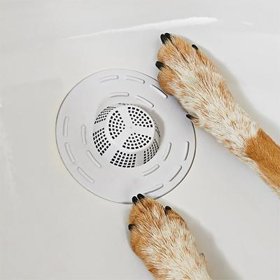Show full view: Rinse Ace Pet Hair Snare Drain Catcher, White slide 3 of 5