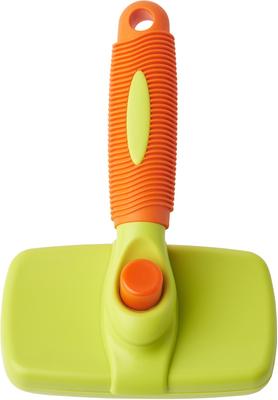 Show full view: Rinse Ace Self-Cleaning Retractable Bristle Pet Brush, Large slide 2 of 9