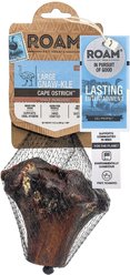 Roam Large Gnawkle Cape Ostrich Dog Treat, 1 count