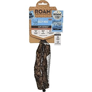 Roam Ossy Hide Cape Ostrich Dog Treats, 2 count
