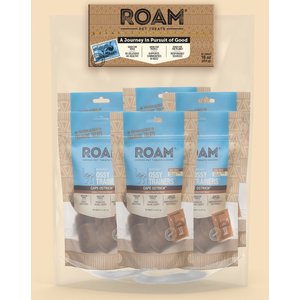 Roam Ossy Trainers Premium Jerky Ostrich Dog Treats, 1-lb bag