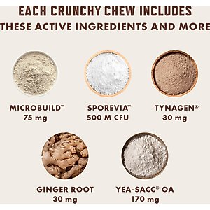 Rocco & Roxie Supply Co. Chicken Flavored Digestive Aid Probiotic Chew Supplement for Cats, 3.7-oz bag