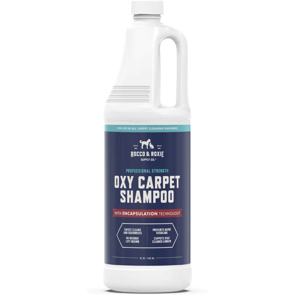 Rocco & Roxie Supply Co. Professional Strength Oxy Carpet Shampoo, 32-fl oz bottle
