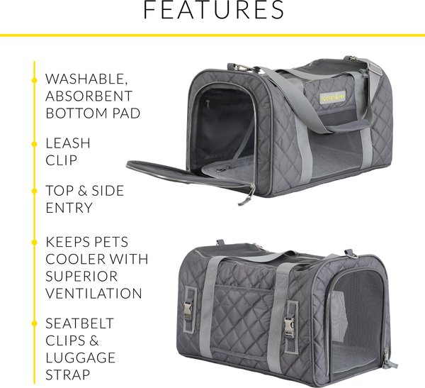 Rocket & Rex Athleisure Soft-Sided Dog & Cat Carrier