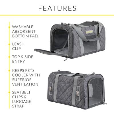 Show full view: Rocket & Rex Athleisure Soft-Sided Dog & Cat Carrier slide 5 of 10