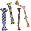 Show in main carousel: Rocket & Rex Not just Your Plain Old Rope Dog Toy Set, 4 count slide 1 of 8