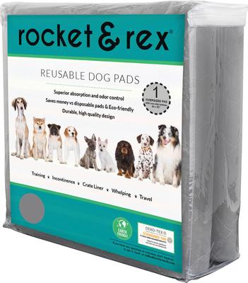 Show full view: Rocket & Rex Washable Puppy Training Pads, X-Large: 60 x 60-in slide 9 of 12