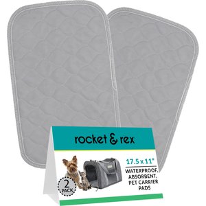 Rocket & Rex Washable Puppy Training Pads, X-Small: 17.5 x 11-in, 2 count
