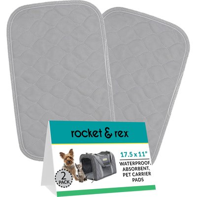 Rocket & Rex Rocket & Rex Washable Puppy Training Pads, X-Small: 17.5 x 11-in, 2 count