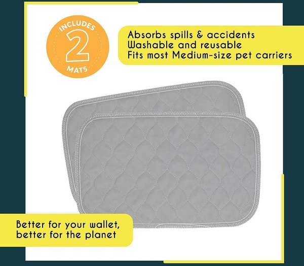 Show full view: Rocket & Rex Washable Puppy Training Pads, X-Small: 17.5 x 11-in, 2 count slide 5 of 10