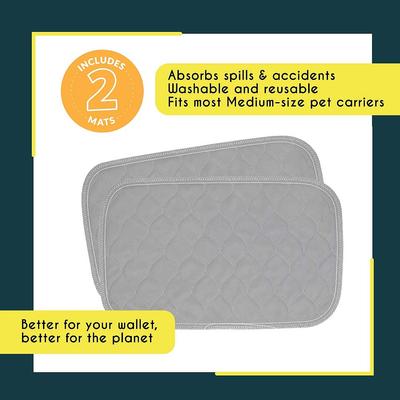 Show full view: Rocket & Rex Washable Puppy Training Pads, X-Small: 17.5 x 11-in, 2 count slide 5 of 10