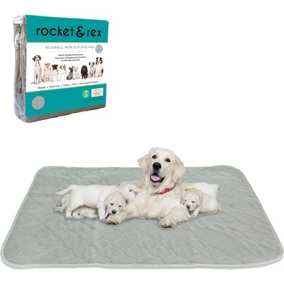 Rocket & Rex Rocket & Rex Washable Puppy Training Pads, XX-Large: 72 x 72-in