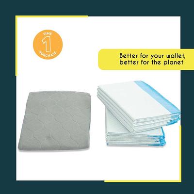 Show full view: Rocket & Rex Washable Puppy Training Pads, XX-Large: 72 x 72-in slide 6 of 12