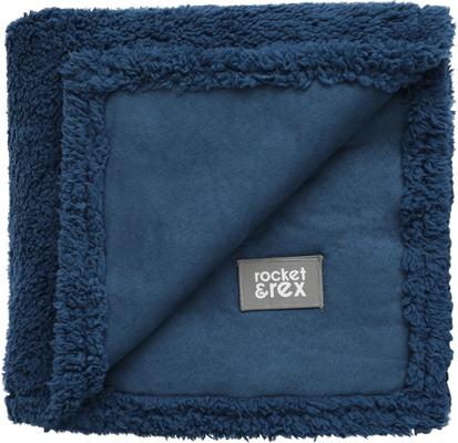 Show full view: Rocket & Rex Waterproof Cat & Dog Blanket, Blue, X-Large slide 3 of 10