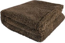 Rocket & Rex Waterproof Cat & Dog Blanket, Brown, Medium