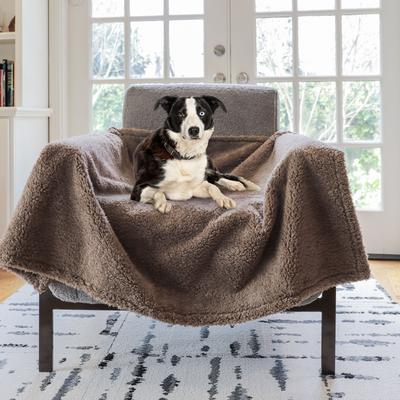 Show full view: Rocket & Rex Waterproof Cat & Dog Blanket, Brown, Medium slide 7 of 12