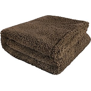Rocket & Rex Waterproof Cat & Dog Blanket, Brown, X-Large