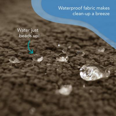 Show full view: Rocket & Rex Waterproof Cat & Dog Blanket, Brown, X-Large slide 5 of 10