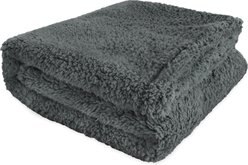 Rocket & Rex Waterproof Cat & Dog Blanket, Gray, Large