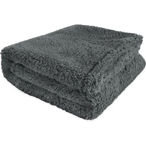 Rocket & Rex Waterproof Cat & Dog Blanket, Gray, Large