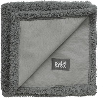 Show full view: Rocket & Rex Waterproof Cat & Dog Blanket, Gray, Large slide 3 of 11