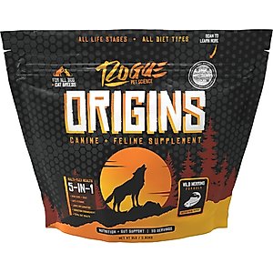 Rogue Pet Science Origins 5 in 1 Multi-Plex Support Dog & Cat Supplement, 2-lb bag