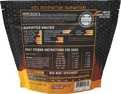 Show full view: Rogue Pet Science Origins 5 in 1 Multi-Plex Support Dog & Cat Supplement, 2-lb bag slide 4 of 5